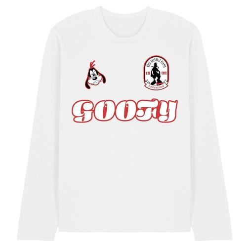 Disney Unisex fotbalové tričko s dlouhým rukávem Goofy pro dospělé