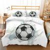 Bed Set Sports Style Duvet Cover Set Soccer Printed Quilt Cover Set Teens King Queen Size Bedding Fashion Cover Suit Luxury Bedding Cover