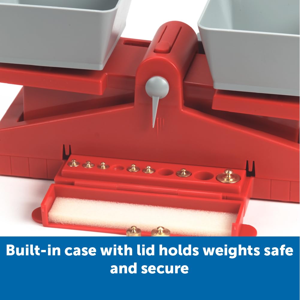 Learning Resources Educational Materials Balance Scale with Weights Authentic (LER2420)