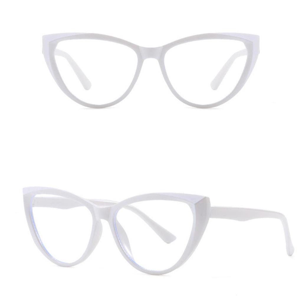 Elegant Eyewear Trend Cat Eye Sunglasses Fashion Sunglasses Stylish Flat Glasses For Gift Driving Reading
