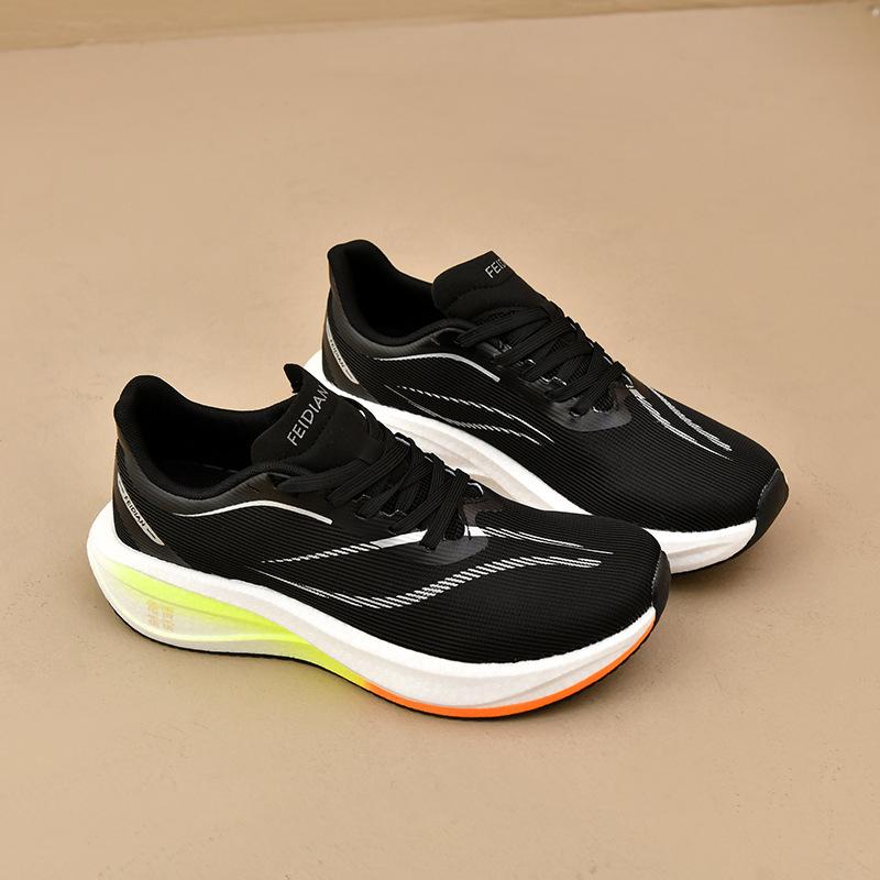Comfortable Soft-soled Wear-resistant Sports and Leisure Shoes Feidian 5C Running Shoes Men's Professional Racing Shock-absorbing Carbon Board Run