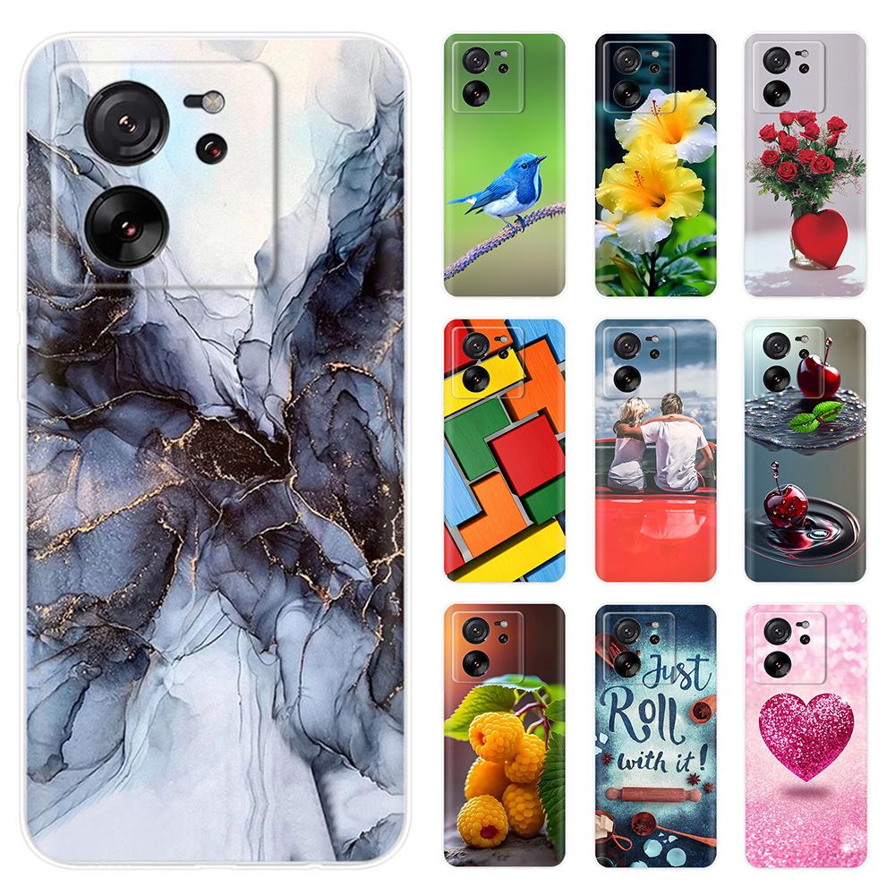 Mobile Phone Bag Case For Xiaomi 13T Case Mi13T Soft Silicone Cover For Xiaomi 13T Pro Clear Bumper For Xiaomi Mi 13T Pro Coque
