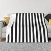 Black White Stripes Throw Blanket Blankets and Throws Halloween