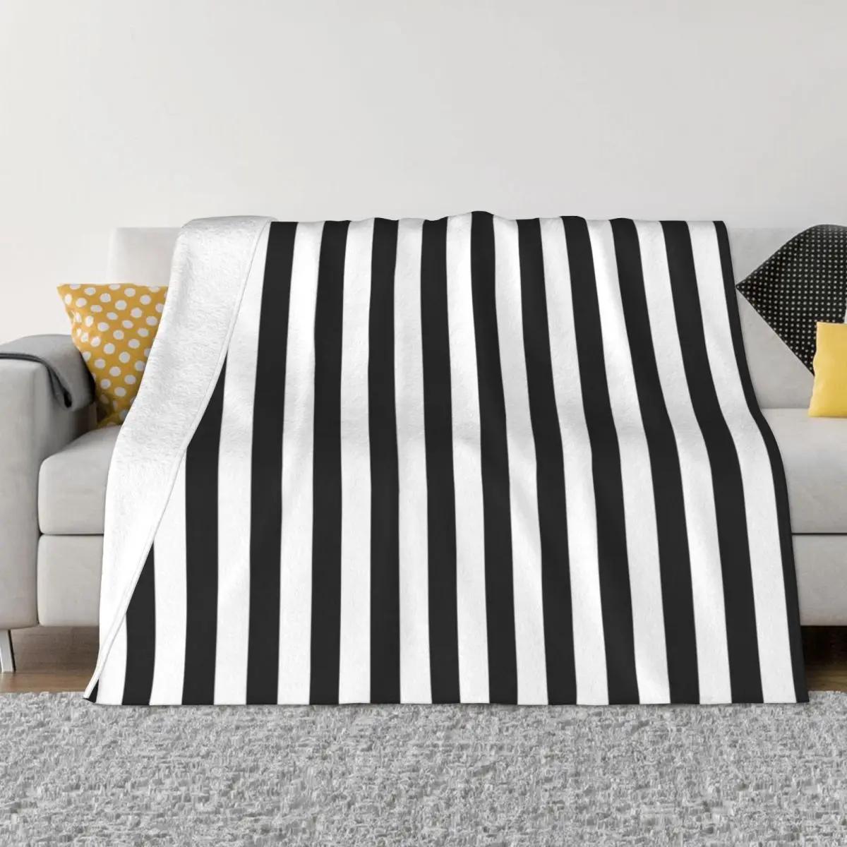 

black white stripes Throw Blanket blankets and throws halloween 30x40in
