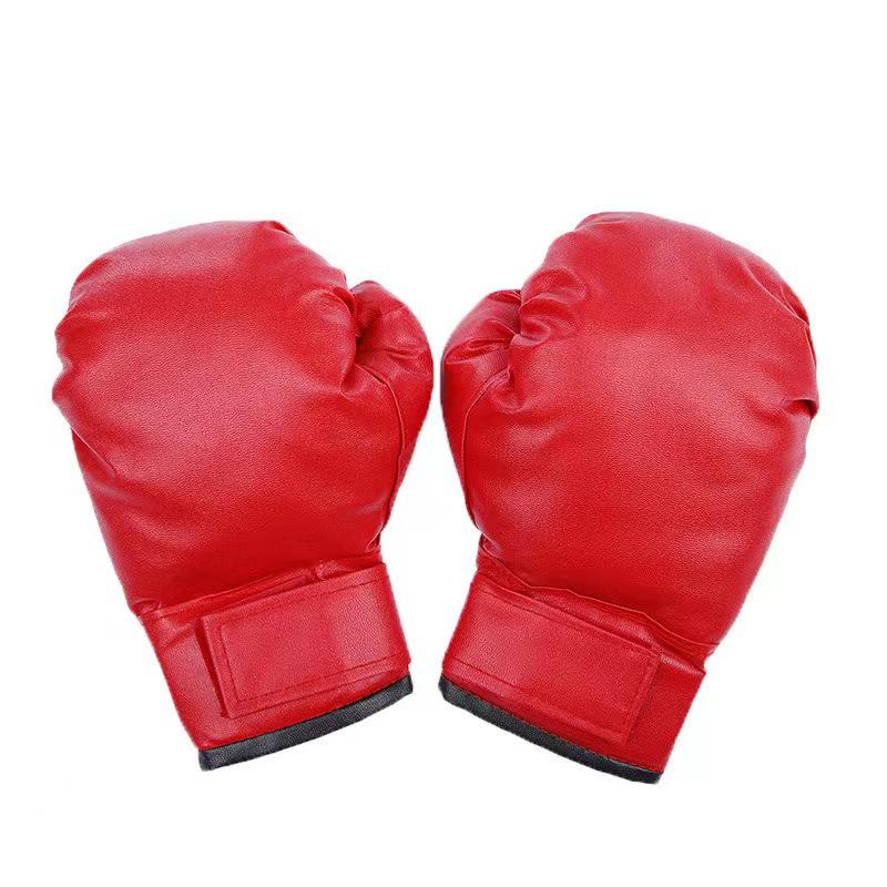 Red Boxing Gloves for Children and Adults - Ideal for Sanda and Combat Training