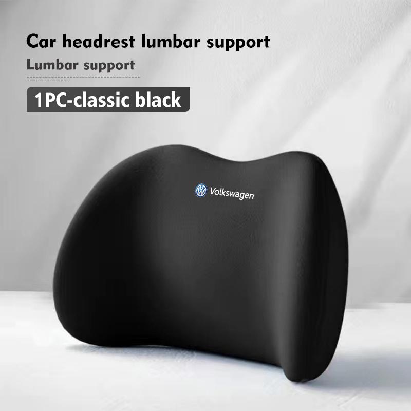 For Volkswagen VW Car Neck Waist Pillow Breathable Fabric Memory Cotton Fatigue Relief Polo Jetta Sagitar Magotan Passat B5 B6 zg2