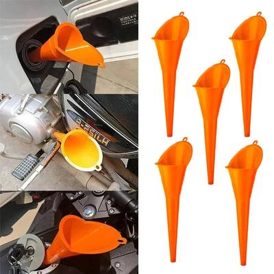 Car Long Mouth Oil Funnel Anti-splash Gasoline Oil Fuel Filling Tools Engine Funnel Motorcycle Refueling Car Accessories