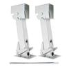 2PCS Telescoping Stabilizer Jacks - 650 lbs Support and 1000 lbs Capacity Swing Down Stands for RV Trailers