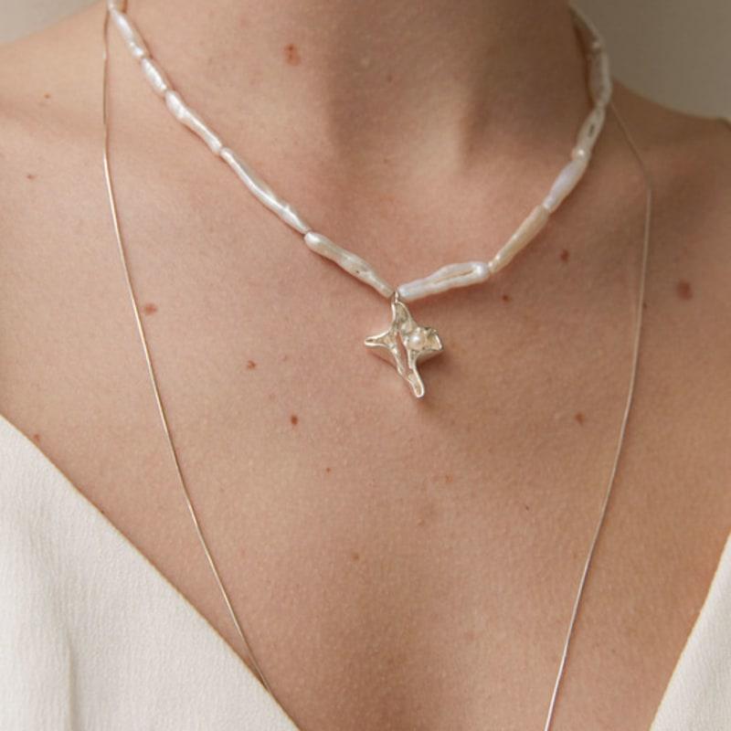 

OOZE Wavy line 03 N Silver