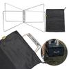 Aluminiumlegierung Box Ständer Edelstahl Outdoor Organizer Box Halter Kühlbox Faltbares Stützregal für Outdoor Picknick Angeln