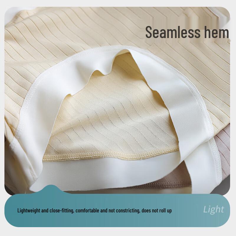 LANGSHA Women's High-Waist Seamless Modal Antibacterial Briefs