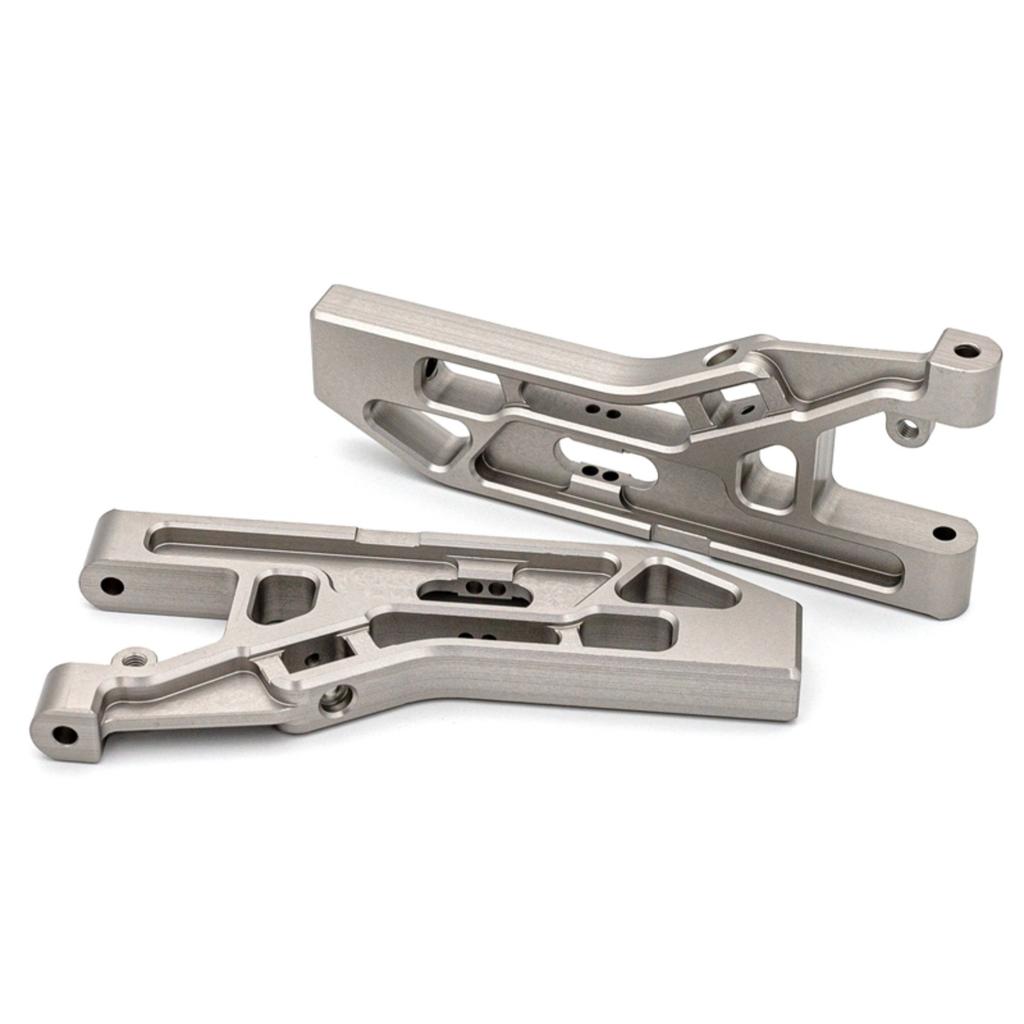 2Pcs Remote Control Front Upper Suspension Arm Aluminum Alloy Replacement for Corally Kronos 6S 1Celsius8 Remote Control Car Model  Body Parts