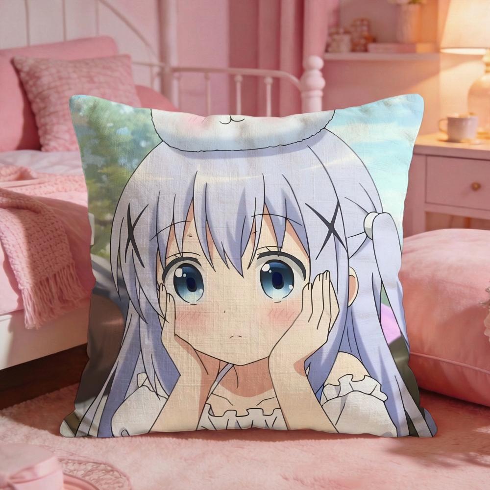 lIs the Order a Rabbit Cushion Cover Premium Comfort Reversible Pillow Cove Two in One Design for Any Room  Car Interior