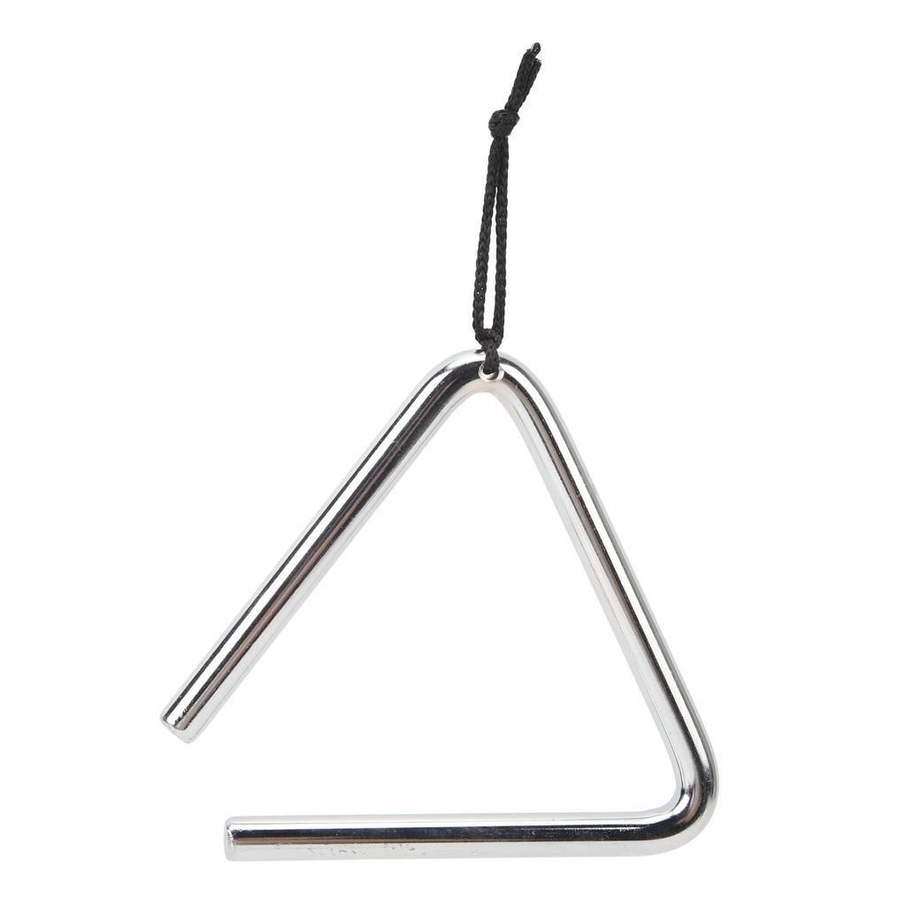 Triangle Percussion Instrument 4 Inch Stainless Steel Hand Percussion Triangle for Music Education Dinner Ringtone
