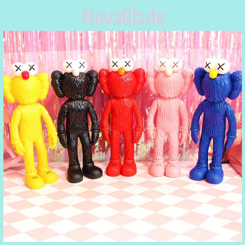 Delizioso Kaws da 12 pollici Mostra Sesame Street Kaws Bff Figura d'Azione in PVC Giocattolo