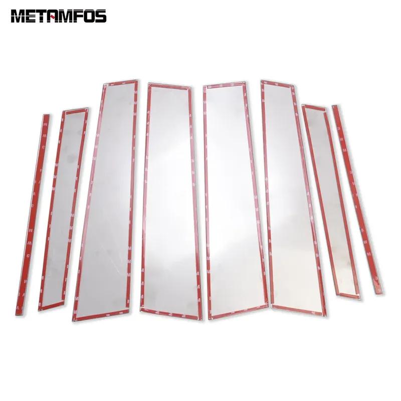 For Toyota Highlander Kluger XU70 -2025 2026 Stainless Window Center B C Pillar Posts Cover Trim Accessories Car Styling