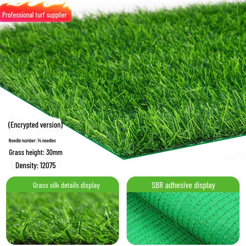 Outdoor Green Artificial Turf Mat for Kindergartens & Football Fields