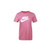 Sportswear Essentials T Shirts Women's Dark Pink Crew Neck Moderate Straight Fit BV6170-614