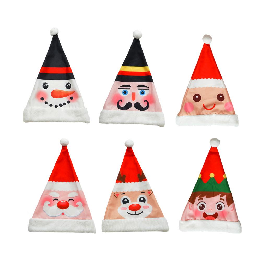 Christmas Triangle Hat Holiday Decoration Props Party Christmas Cute Gift Hat Atmosphere Decoration