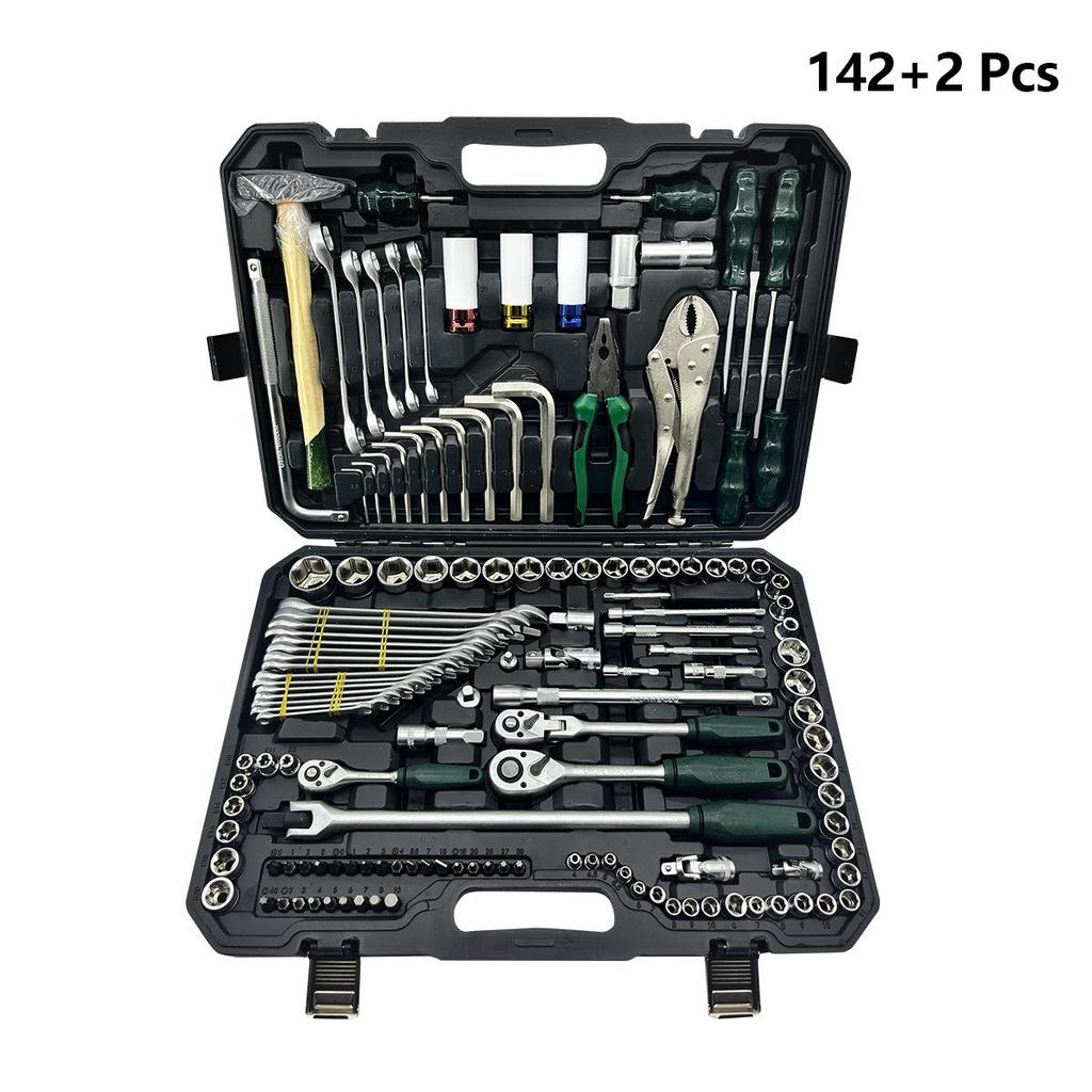 46-piece Cross-border Socket and Screwdriver Set with Small Ratchet Wrench for Household and Auto Repair