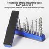 43 Holes Magnetic Hex Bit Holder Organizer For 1/4Inch Screwdriver Bit Storage Organizer Toolboxes Drill Bit Storage Box