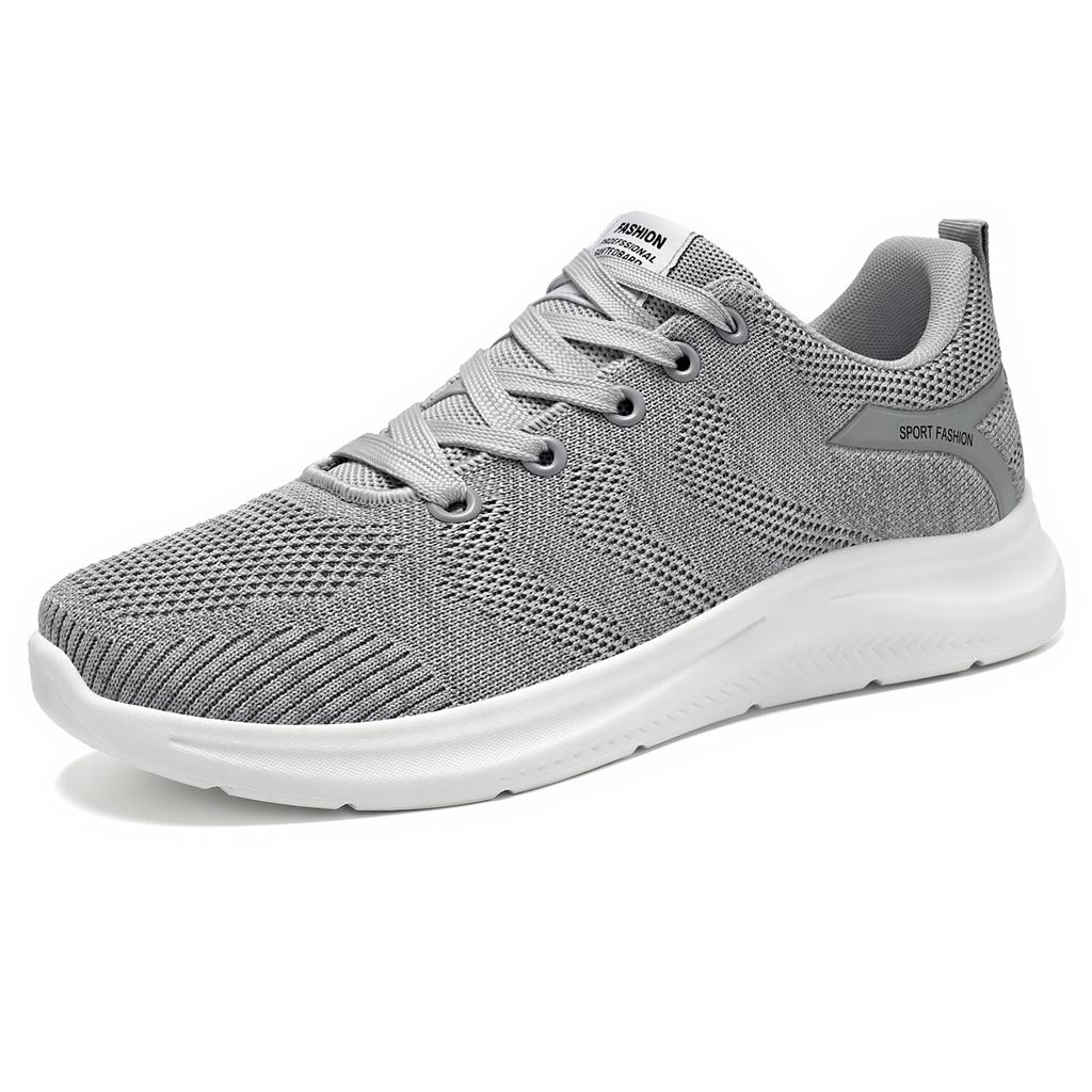 Sneakers Men's Summer New Single Shoes Versatile Casual Lightweight Soft Sole Fly-woven Mesh Comfortable Running Shoes