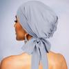 Für Bestseller Langschwanz Gestreifte Kopftuch Mütze Fliege Elastisches Band Atmungsaktive Basecap Heimgebrauch Turban Stil Chemotherapie