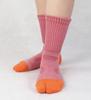 AlcoNature Tabi Mountain Walking Sizes Econo Leg Socks, Women's (22-25cm), (Rose Pink)