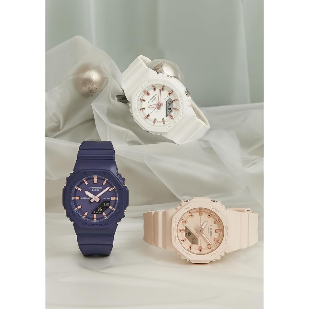 [Casio] G-Shock Watch [Domestic Genuine Product] Mid-size Model, Environmentally Friendly Materials, GMA-P2100M-7AJF, Women's, White