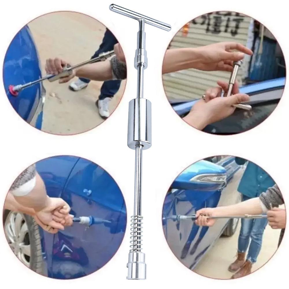 Paintless Dent Repair Kit, Car Dent Puller Kit with Slide Hammer T-Bar Removal Tools Car Body, for Hail Damage Door Ding Fridge