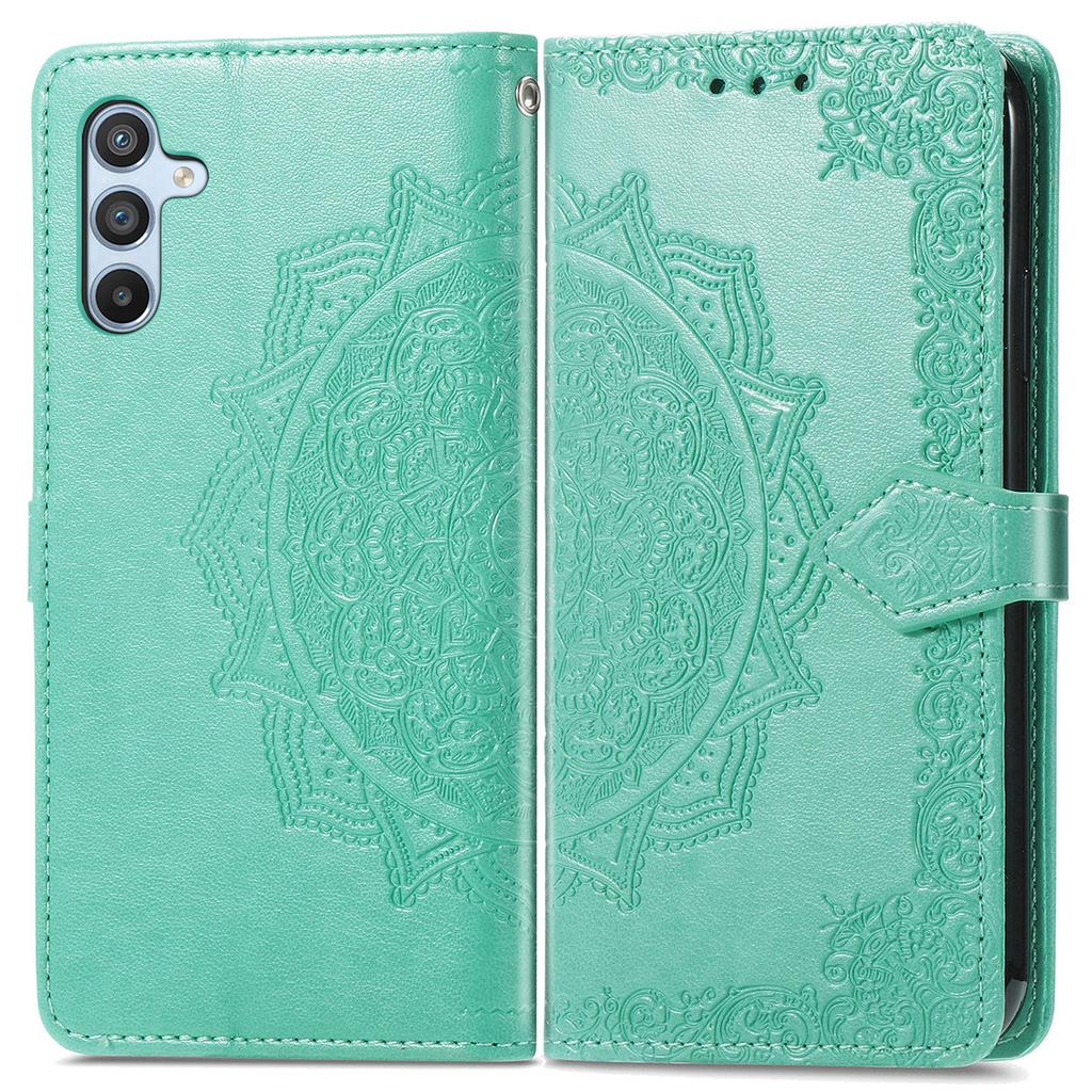 For Samsung Galaxy A36 5G Wallet Case Mandala Flower Leather Phone Cover Stand View