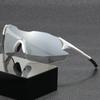 White Frame Photosensitive Color Changing Cycling Glasses Day & Night Universal Outdoor Bicycle Hiking Goggles UV Protection Men & Women Leisure