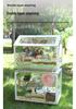 JiaKa Transparent Acrylic Hamster & Hedgehog Cage Villa, 60cm for Budgerigar Breeding