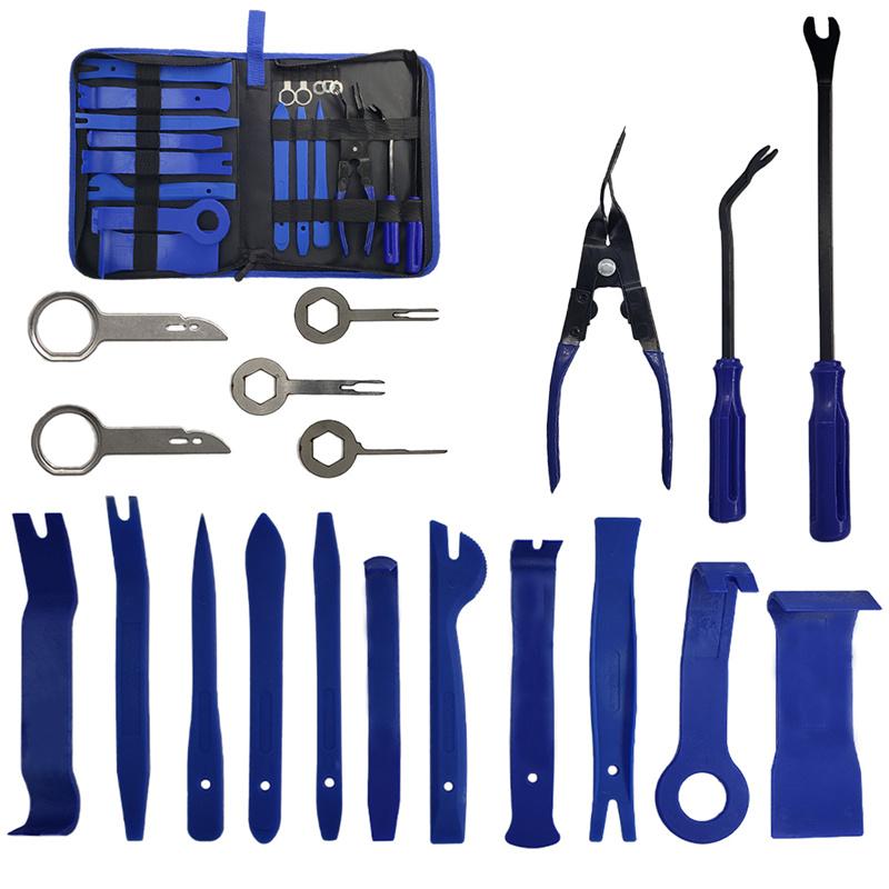 

Набор инструментов для разборки вручную, набор для снятия внутренних дверных зажимов, обшивки приборной панели, набор для ремонта и вскрытия автомобиля, набор ключей one size синий