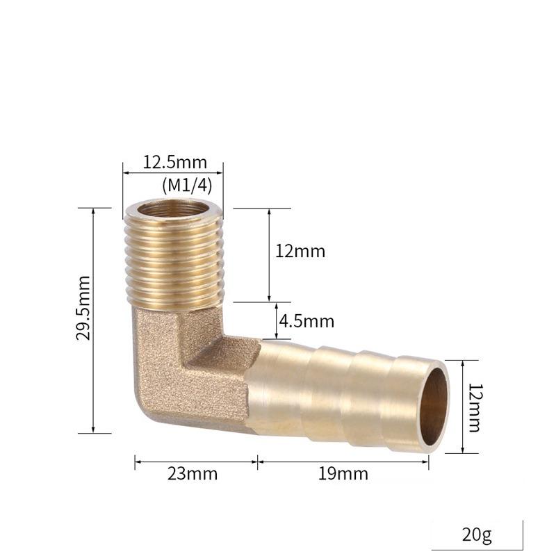 Messing Schlauchanschluss 4mm-19mm Tülle 1/8" 1/4" 1/2" 3/8" BSP Innengewinde Kupferverbinder Gelenk Kupplung Adapter