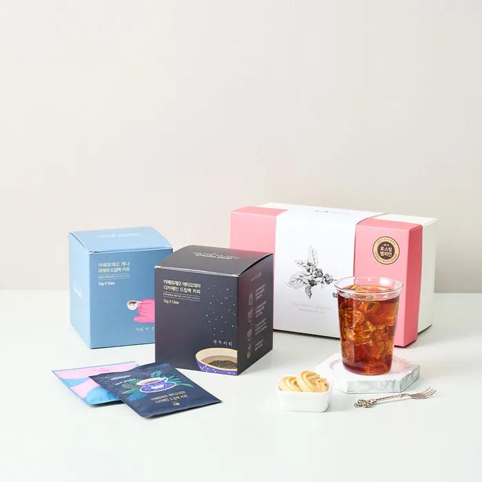 Cafe Museo Drip Bag 2-type Gift Set (Ethiopian Decaffeinated, Kenya)