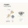 Silvere Glam A Classic Six-prong Moissanite Stud Earrings With A High-end Feel Give A Gift To Her Best Friend