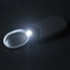 10X Mini Pocket Jewelry Loupe Pull Type Magnifier with Led Light Reading Magnifier Ultra-Thin Magnifying Mirror Repair