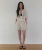 Lonkeu Floral Lace Banding Shorts (Ivory)