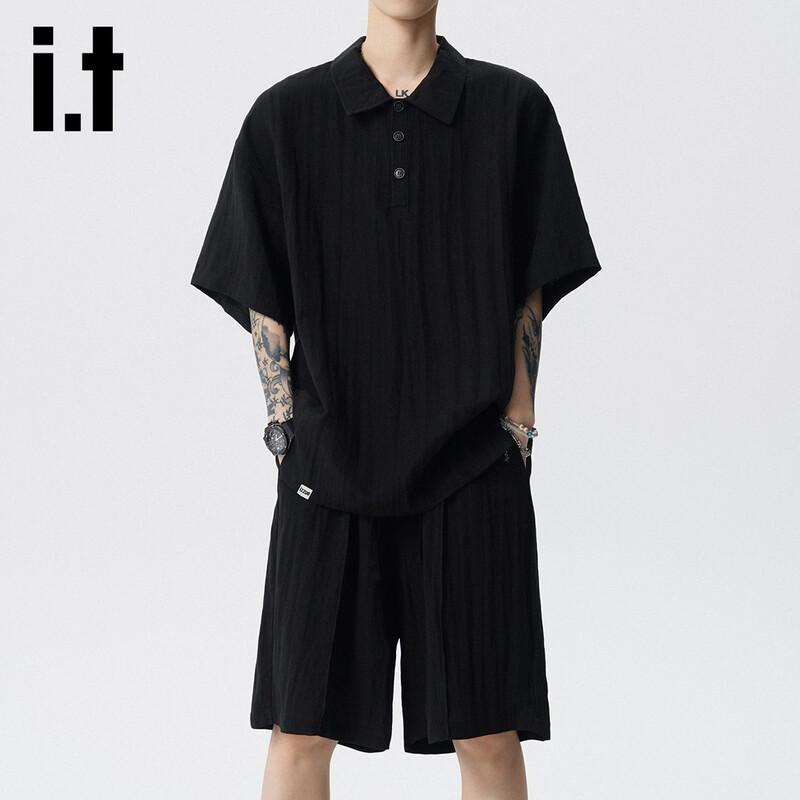 Izzue It Men s Linen Tencel Blend Casual Two-Piece Set 2XL