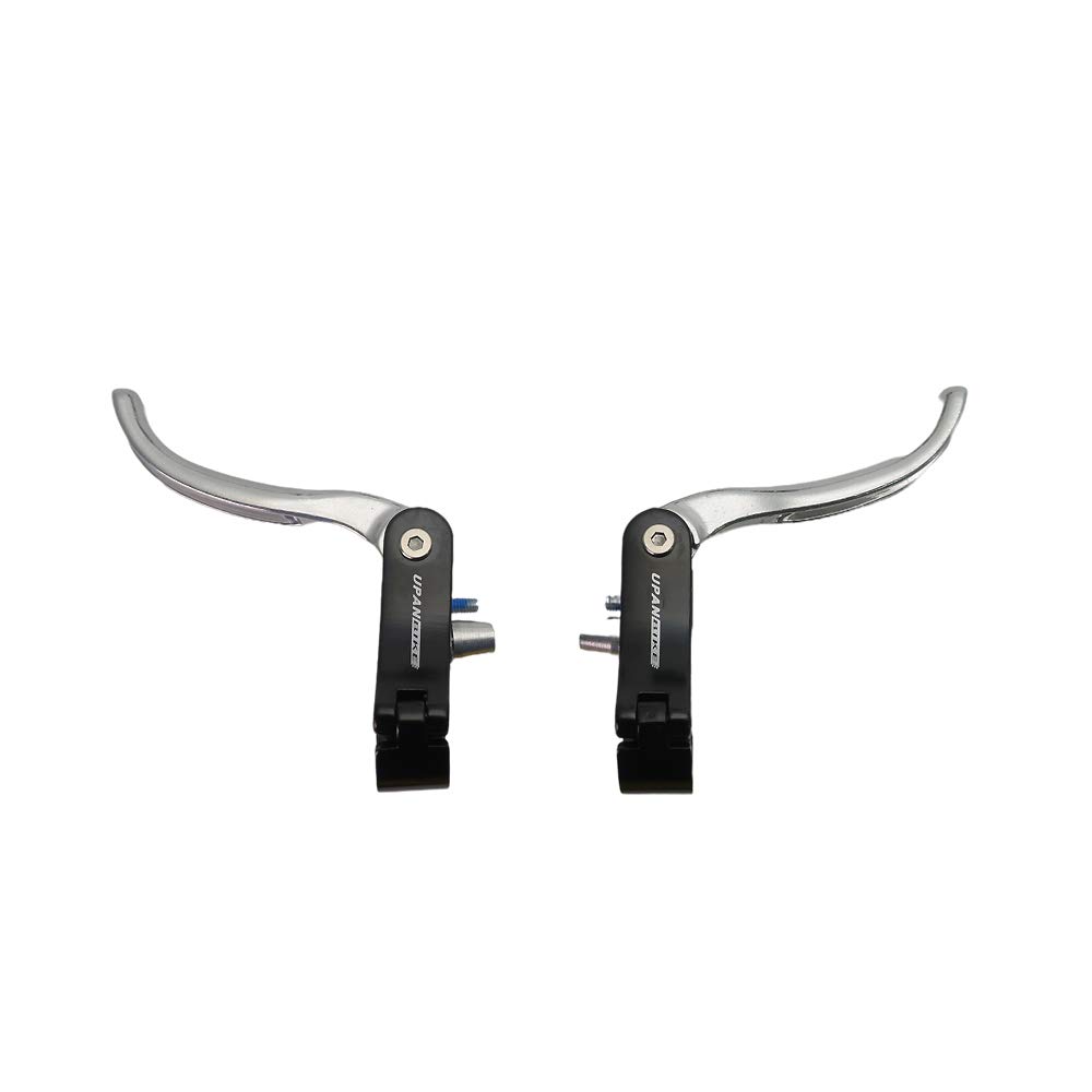 

UPANBIKE Bicycle Brake Lever Aluminum for Road Bikes Set, Alloy, 22.2mm/23.8mm, (Silver, 22.2mm)