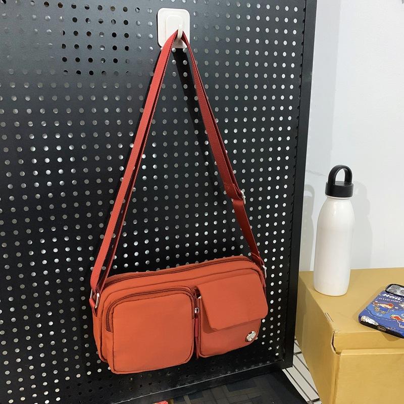 Lulu casualowa przenośna prosta nylonowa torba wysoki zmysł wszechstronna moda torba na telefon komórkowy nowa damska listonoszka