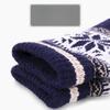New Knitted Yarn Snowflake Touch Screen Gloves for Men and Women Autumn and Winter Warm Gloves for Christmas Touch Screen Gloves
