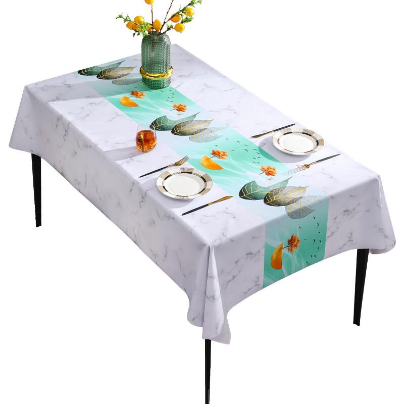 Changbaosen Tulip Floral PVC Waterproof Tablecloth