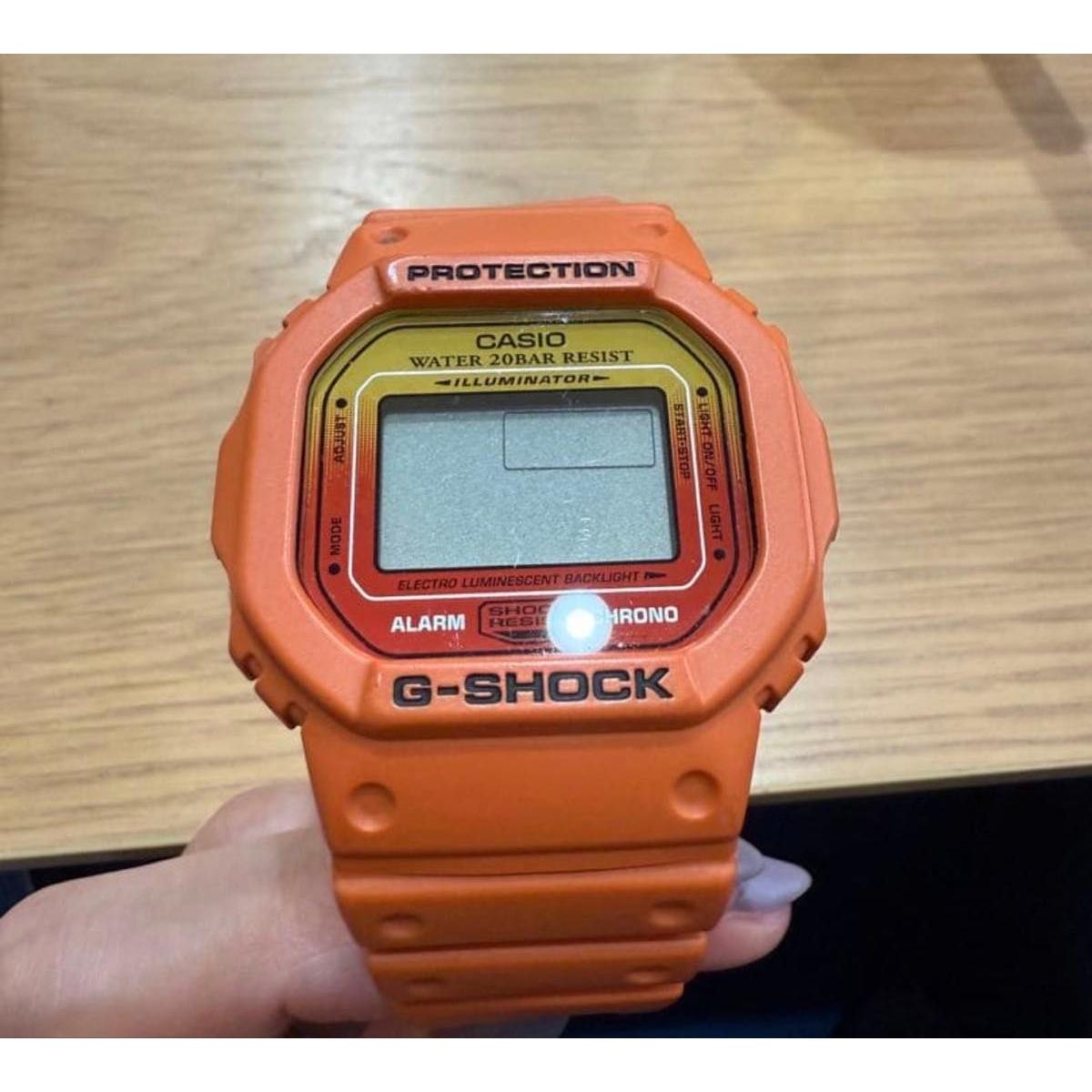 CASIO G-SHOCK DW-5600 Orange WATER 20BAR RESIST