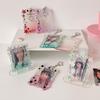 Clear Acrylic Access Card Holder with Keychain - Perfect for ID, Student Meal Cards, or Photos in Backpacks