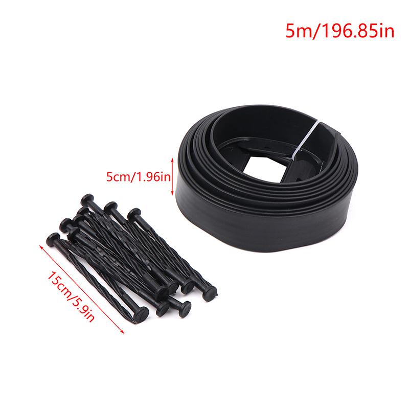 L-Shaped Grass And Stone Isolation Belt Thickened Plastic Tree Ring Retaining Board Greening Lawn Root Barrier Barrier Strip