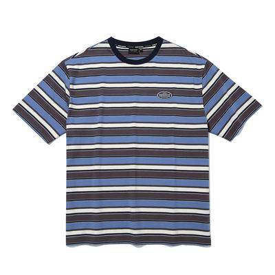 INTERCREW Retro Striped Short Sleeve T-Shirt Brown Ita2Tm04Abr