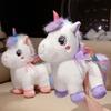 Rainbow Unicorn Plush Toy Flying Horse Stuffed Animal Soft Doll for Girls Birthday Gift for Girlfriend