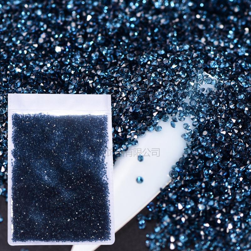 Nail Art Micro Zircon, Glass Crystal Sand Bare Diamond Pointed Bottom Rhinestone Diy Nail Art Accessories